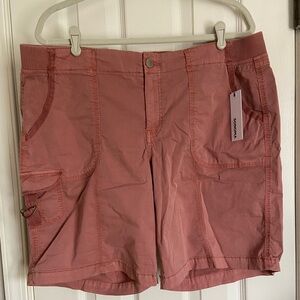 Sonoma cargo shorts- washed salmon color